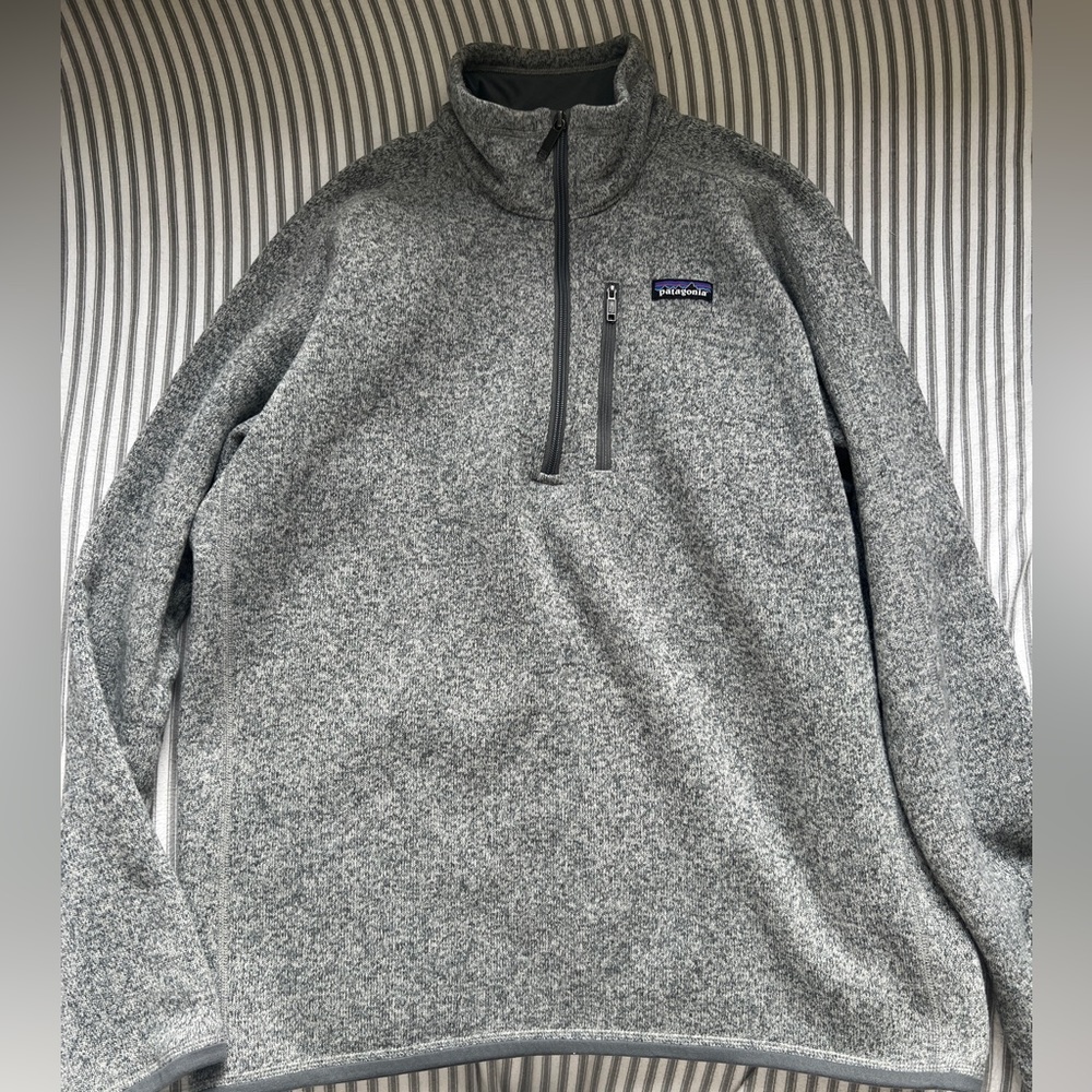 Patagonia Better Sweater 1/4 Zip Fleece Stonewash - Large